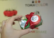 Tomato-flavoured macarons were developed especially for the customers.