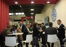 The conversations are starting at the stand from the Port of Antwerp.