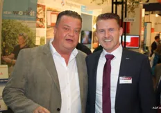 Chris-Hans van der Hout, of Freight Line Europe, and Alex Boers, of Haluco
