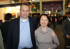 Gert Koekoek and Anna Popova, of Groenteproductie Flevoland