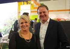 Lucien de Wit with Annetje. Lucien joined LuBa Fresh on 1 November