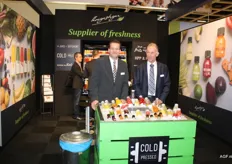 John Mulders and Rob Derks, of Hoogesteger, once again showcased many juices and smoothies