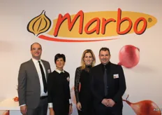 The Marbo team at the fair: Koen, Marieke, Judith and Marcel Nieuwenhuijse
