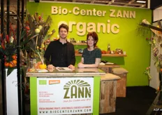 Geoffry Harreman and Astrid Rog, of Bio-Center Zann, travel from one (organic) fair to the next