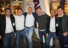 Cees Kortekaas, Boaz and Boris Oosthoek, Maarten F, Michel de Winter and Jesper Smits having a great time together