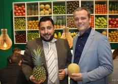 Frank Ocampo van Hagé with his former colleague Robbie Bloemendaal, of Total Fresh