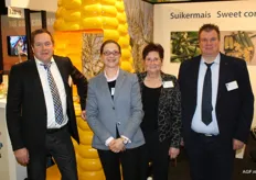 Giel Hermans, Annie Wolters and Johan van Dommelen, of Hermans Suikermais.