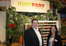 Head Salesman Marcel van Bruggen and Silvia Janssen, of Kompany