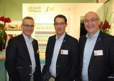 The three bio-musketeers of Green Organics: Jan Groen, Robbert Blok and Perry Leemans