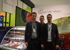 The family company Berrybrothers, left to right: Nijs van Zuilen, Noud Linssen and Gerco van Zuilen. Cultivation and delivery of redcurrant, raspberry, blueberry and blackberry in the Dutch season. Recently launched a new, covered cultivation location for raspberry and blueberry.