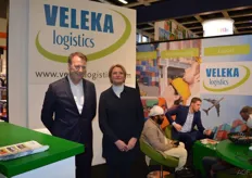 Marien Koene and Marja Pierik from Veleka Logistics. Veleka is a logistical service provider. The branch in Poeldijk with refrigerated warehousing will open April. This branch will focus on the logistical transaction of herbs which are supplied by various suppliers throughout the world.