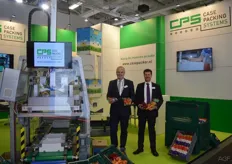 Henri Veltmans and Joan Berkvens from CPS (Case Packing Systems).