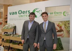 Peter Molendijk and Rene de Weerdt and Peter Molendijk from Van Oers United. Van Oers has its own production in Morocco and Senegal, but the Dutch outdoor vegetables are also a much-supplied product.