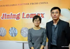 Kathy Ma of Lemax Fresh (Jining Lemax Trading) together with her European partner An Le of Role 2003 KFT from Hungary. The companies specialise in the export of Chinese garlic.