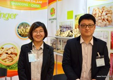 Caroline Gao and John Wang of Xinyuan Food.