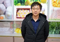 Tony Sui, Export Manager at Jinxiang Fengsheng Fruits & Vegetables.