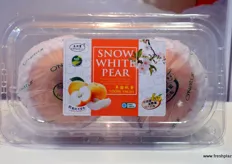 Snow White Pear, special pear variety grown by All Fresh Qingdao O'natur Bio-Tech.