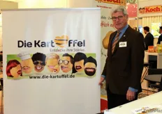 Dieter Tepel, Managing Director of Kartoffel-Marketing GmbH is at the shared stand in Hall 21.