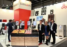 Jenny Adebahr (Marketing Director), Jacques Vanmoortel (CSO) and Michael Koch (CEO) of Cabka Group GmbH, as well as Barbora Spurná (Product Manager) in the middle and Michael Koch 2.v.r. From Pack'nlog GmbH are at the shared stand.