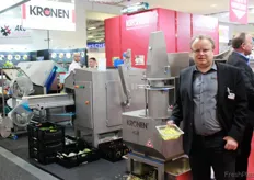 Stephan Zillgith, Managing Partner of Kronen GmbH proudly presents the company's new vegetable spiralizer.