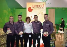 The Jumosol team. The firm is devoted to the production and marketing of extra sweet onions.