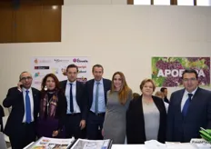 Representatives of APOEXPA, at the Region of Murcia hall.