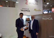 Stand of Naranjas de Valencia, the new brand presented for the first time at Fruit Logistica.