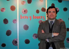 Gerardo A. López, of Sofresco, with the brand Berry Lovers.