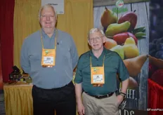 Walter Johanson and Bob Koehler representing USA Pears.