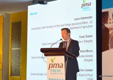 Chao Junwen is the General Secretary of the China Chamber of Commerce of Import & Export of Fruit (CFNA). He stressed that his organised is continuing to improve services to open up the Chinese fresh fruit import market.