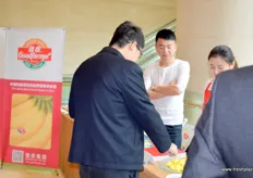 Goodfarmer is promoting the company’s imported bananas, sold under the Goodfarmer brand. The company is one of the largest banana suppliers to Chinese supermarkets.