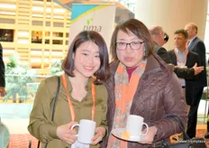 Tina Sun of Shanghai Cydiance Technology together with Lisa Liang from the Queensland Food Corporation.