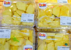 Ready-to-eat pineapple by Dole, on sale at Hema in Shanghai.