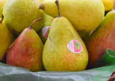 New Zealand pears in a Pagoda store in Shanghai.