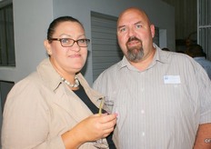 Tossie Beukes (journalist at Ons Kontrei) and Renier Jonas