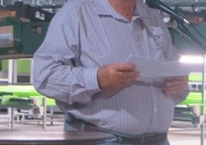 "Charl Senekal of Mkuze Sugarcane Estates, in his tribute to the Van der Merwe family: "Tonight we're crowning you for your perseverance over the years. It's difficult to be a farmer in South Africa. You have to persevere."