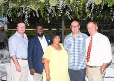 Sean Walsh (CEO: Cape Agri), Prof Mohammed Karaan (Dean of the Faculty AgriSciences at Stellenbosch University), Tiekie September (Cedar Citrus director), David Cuff (Chief buyer at Woolworths South Africa), Gerrit van der Merwe Sr (ALG Estates). Photo: John Ross McGregor