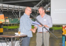 David Cuff (chief buyer of Woolworths South Africa) thanked by Gerrit van der Merwe Jr. Woolworths's relationship with ALG goes back 18 years.