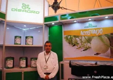 Roberto Bran from Disagro. The company offers solutions to increase the performance of the crops, for example the resistance.
