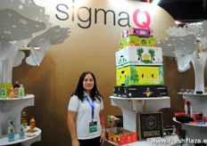 Yeimi Artola from Sigma, packaging company for many sectors. As well as the fresh produce industry.