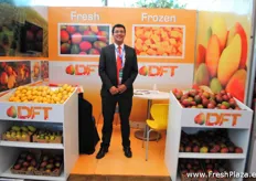 As well Fabio Portillo from DFT Mangos was present, which as you can see in the picture offers fresh and frozen mangos. The varieties are Keitt, Kent, Tommy Atkins and Ataulfo.