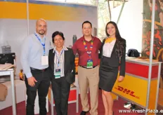 There were several logistic suppliers present, of which the team van DHL was one.