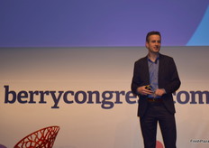 Mike Knowles welcoming visitors to the 2017 edition of the Global Berry Conference.