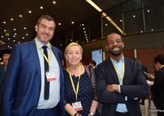 Arthur Wiselka, Birgit Hannemann and Felix Moritz from Fruitnet.