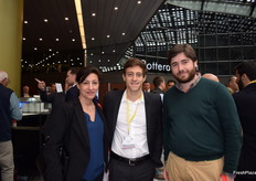 Loli Garcia from Grufesa, Harold Huot from Sunberry and Juan Jose Valls from Grufesa.