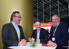 Alfred Boot from Herkuplast, Paul Greenhalgh from PG Horticulture and Bernhard Aichele from Herkuplast.