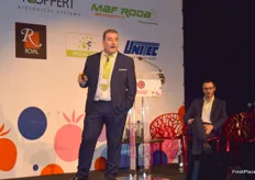 Ben Maes from Special Fruit Spain speaking during 'The Consumption challenge: How to sell more berries'.