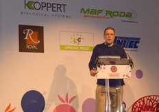 Dr. Craig Chandler from the University of Florida, speaking about the strawberry program.