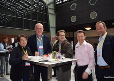 Susanne Frueh from Obstgrossmarkt Mittelbaden eG, Peter Stremer from Landwirtschaftskammer NRW, Logie Cassells from LoveHoneyberry Inc, Jan Marc Schulz from SFI Rotterdam and Thomas Rudolf from Obstgrossmarkt Mittelbaden eG.