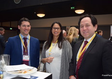 Rafael Bolinches from Projar Group, Maria Jose Mendoza from Andes Mills and Erick Garcia Gonzalez from the Trade Commission of Peru.